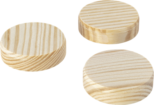 Wolfcraft conusplaatjes | ø40mm | 8 stuks - 2945000