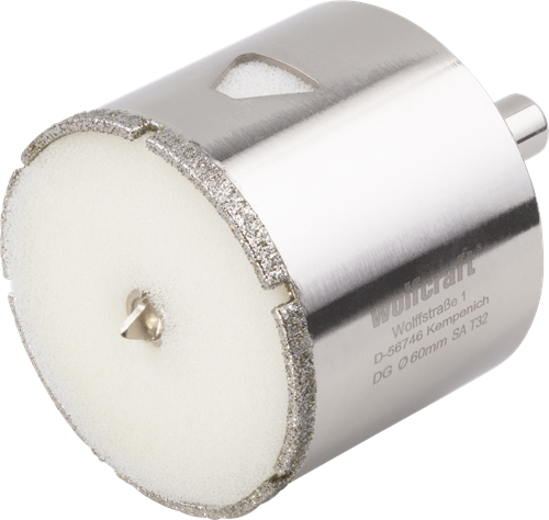 Wolfcraft diamantbestr. boorkroon | met schacht | ø60mm | 1 stuk - 5940000