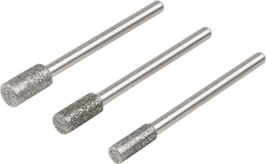 Wolfcraft diamantslijpstift-set | cilindervormig | 3-delig | 1 set - 5987000