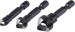 Wolfcraft dwarsgatverzinkboren | ø8, 12, 16mm | 3 stuks - 4375000