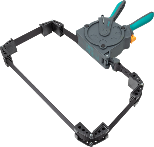 Load image into Gallery viewer, Wolfcraft eénhand-bandspanner | met 4 wangen | 5m | 1 stuk - 3681000
