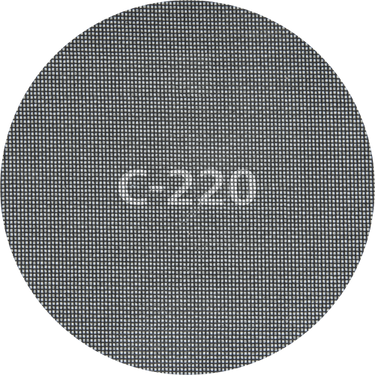 Wolfcraft - 225mm schuurpapier - korrel 220 - 5 stuks - klittenband bevestiging - 2288000