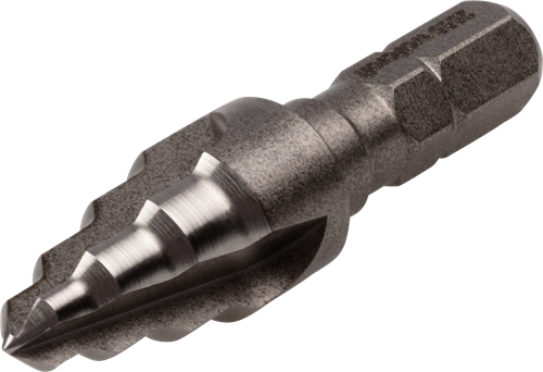 Load image into Gallery viewer, Wolfcraft hss-getrapte boor | 6-kant | ø6, 8, 10mm | 1 stuk - 2555000
