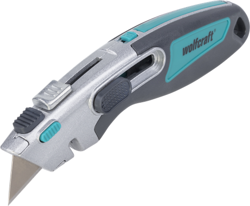 Wolfcraft professioneel dubbel veiligheidsmes | met trapeziummes | 1 stuk - 4106000