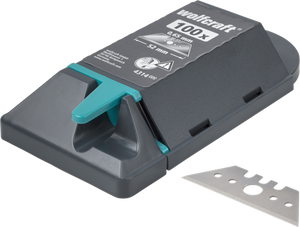 Wolfcraft professionele trapeziummessen | 0,65 x 52mm | 100 stuks - 4314000