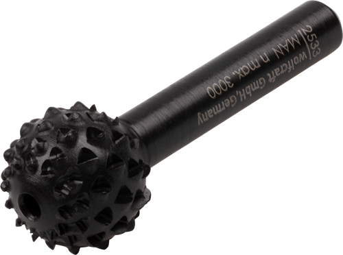 Wolfcraft profielrasp | kogelvormig | voor hout | ø14mm | 1 stuk - 2533000