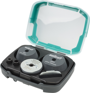 Wolfcraft set hulpstukken | voor het vergroten van gaten | 3-delig | 1 set - 5953000