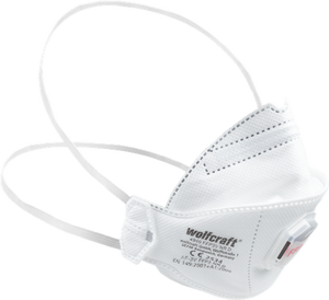 Wolfcraft stofmaskers | met ventiel | ffp3 | 2 stuks - 4949000