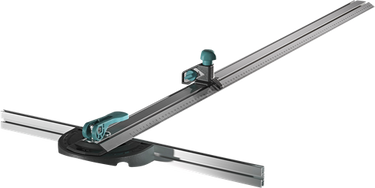 Wolfcraft - gipssnijder - t-rail met parallelsnijder voor gips - 4008000