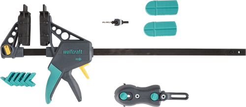 Wolfcraft - terrasbouw set - vlonderbevestiging - 11 delig - 6988000