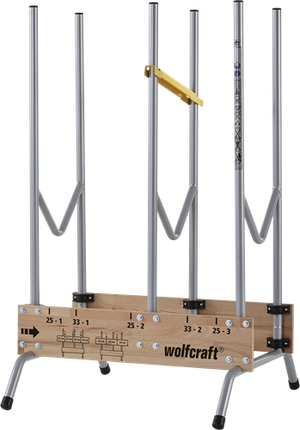 Wolfcraft - professionele zaagbok - voor kettingzaag - hout - opbouwbare, stabiele zaagbok voor brandhout - 10 jaar garantie - 5121000