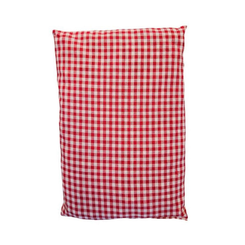 Load image into Gallery viewer, Wow kersenpitkussen 20x30cm rood-wit
