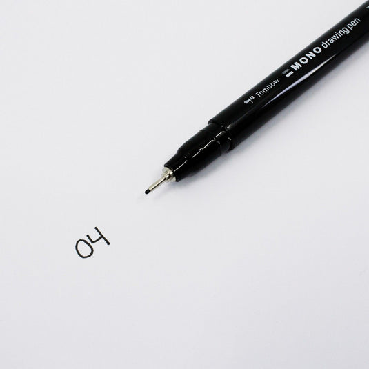 Tombow • fineliner mono drawing pen, line width 04 (approx. 0.40 mm), black