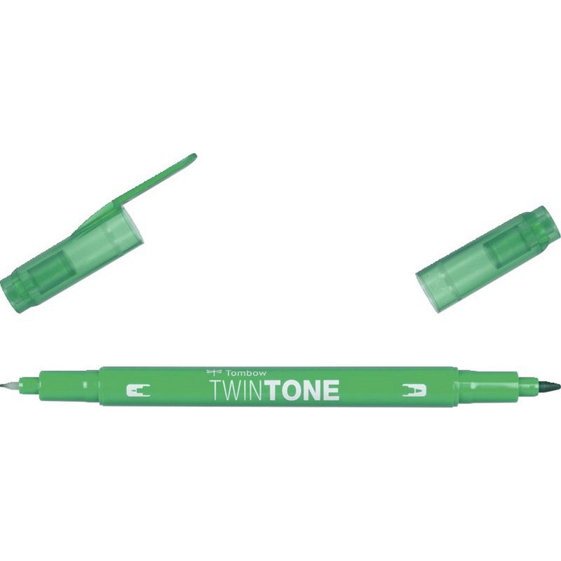 Load image into Gallery viewer, Tombow • twintone dual-tip brushpen green
