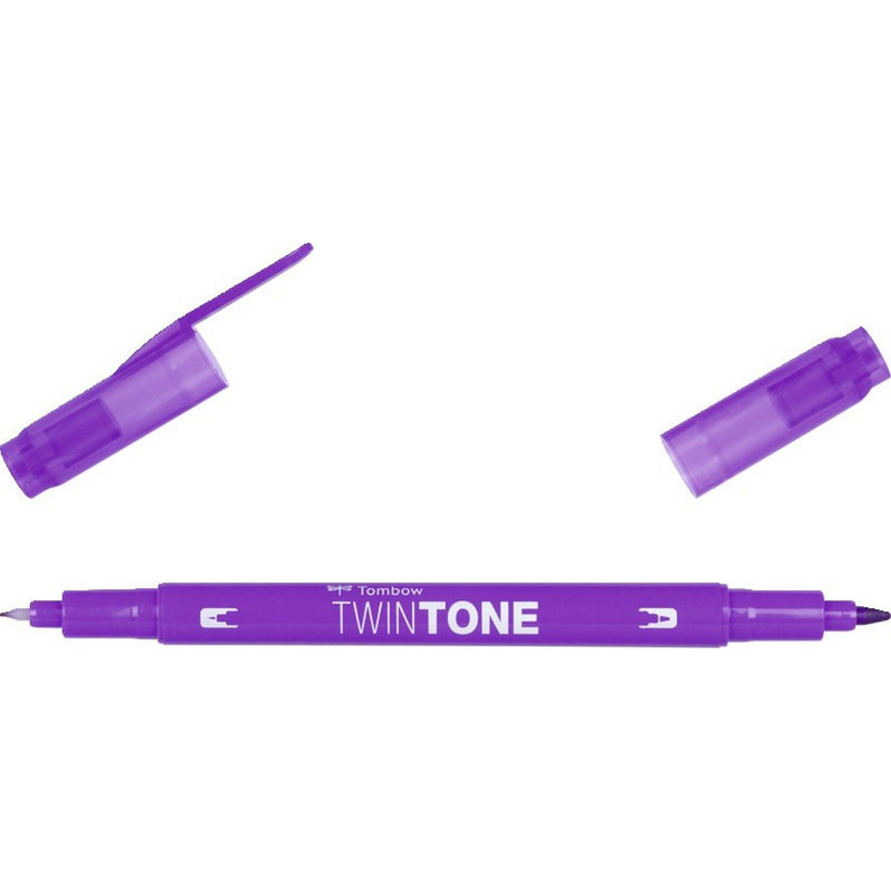 Load image into Gallery viewer, Tombow • twintone dual-tip brushpen violet
