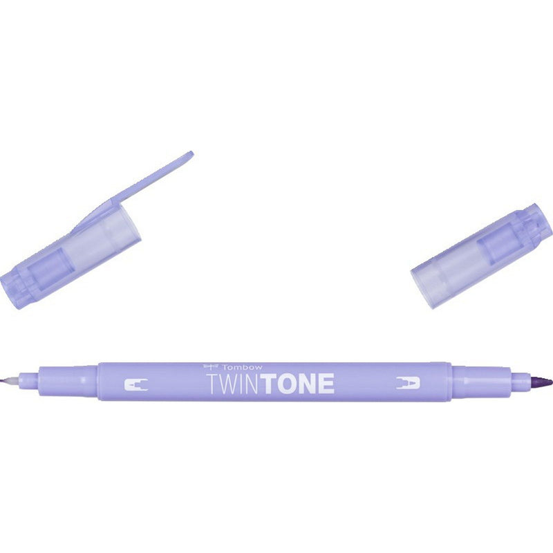 Load image into Gallery viewer, Tombow • twintone dual-tip brushpen pale purple
