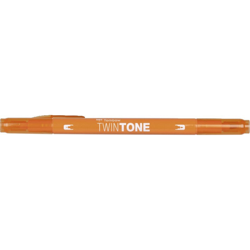 Load image into Gallery viewer, Tombow • twintone dual-tip brushpen orange
