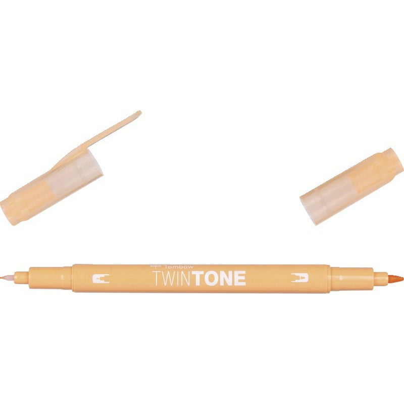 Load image into Gallery viewer, Tombow • twintone dual-tip brushpen honey orange
