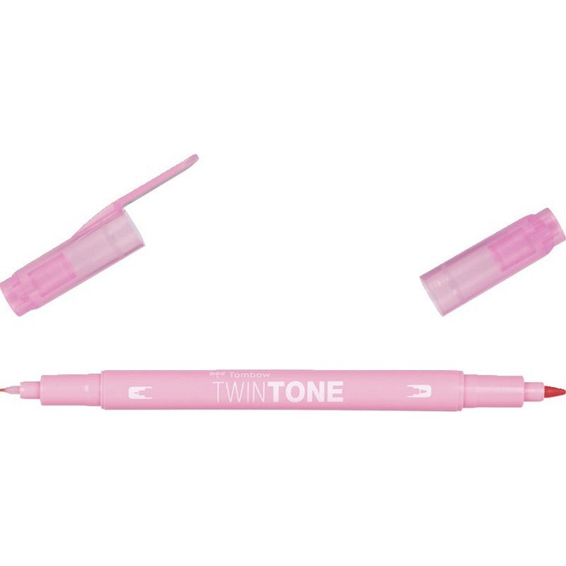 Load image into Gallery viewer, Tombow • twintone dual-tip brushpen pale rose
