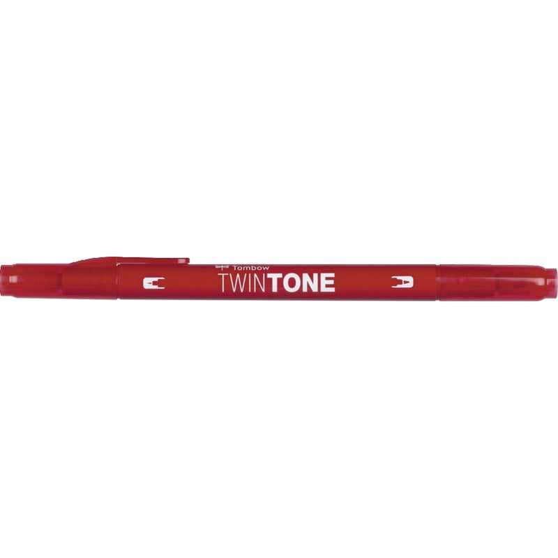 Load image into Gallery viewer, Tombow • twintone dual-tip brushpen strawberry red
