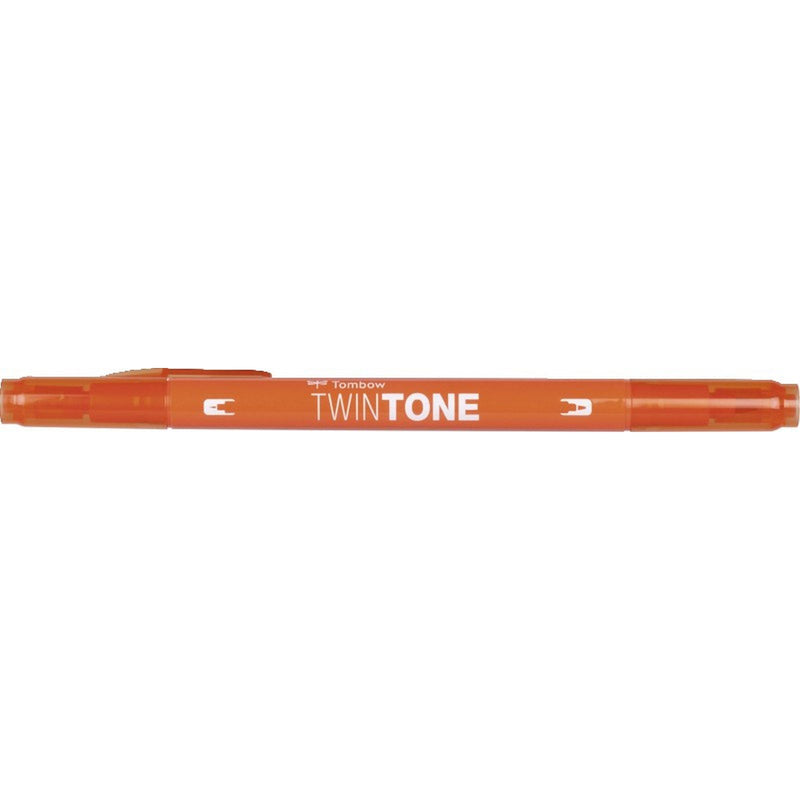 Load image into Gallery viewer, Tombow • twintone dual-tip brushpen carred orange

