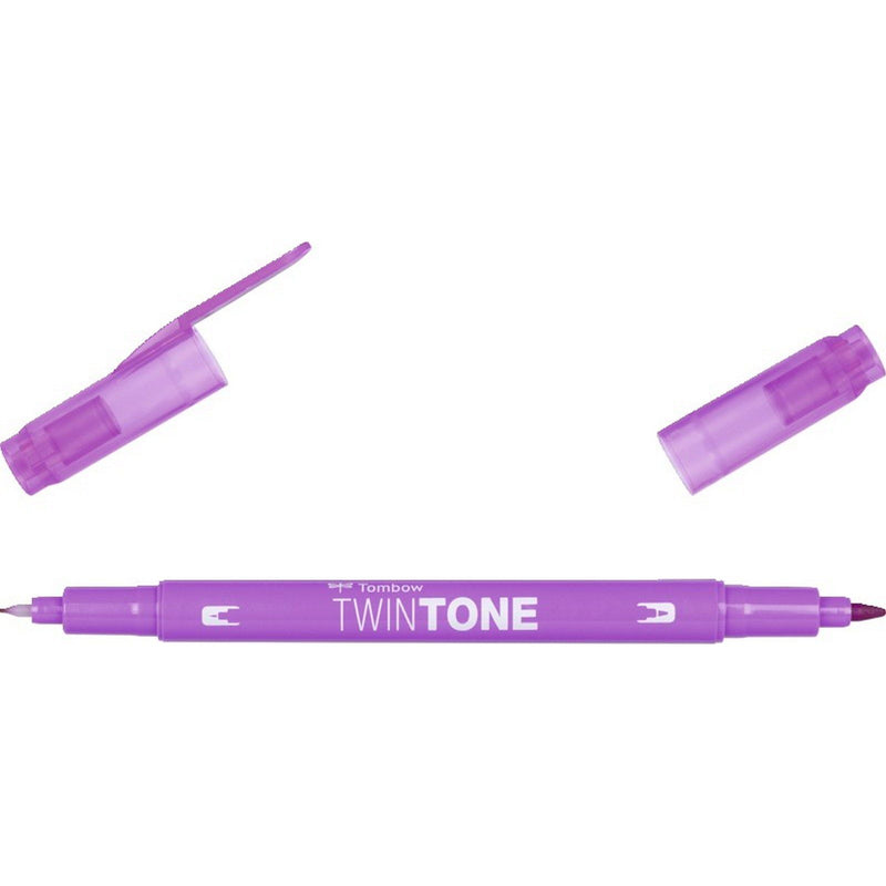 Load image into Gallery viewer, Tombow • twintone dual-tip brushpen raspberry
