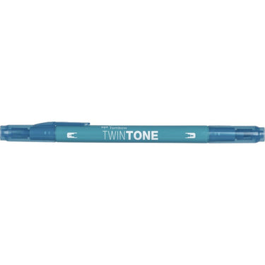 Tombow • twintone dual-tip brushpen turquoise blue