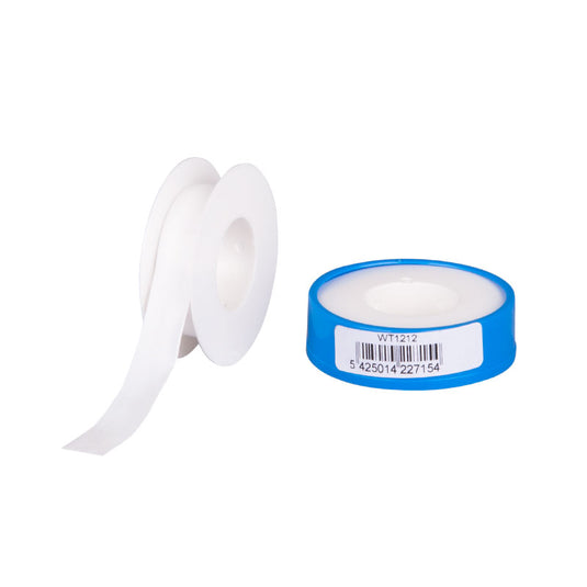 Basic hpx ptfe waterafdichtingstape | wit | 12mm x 12m - wt1212 - 10 stuks wt1212