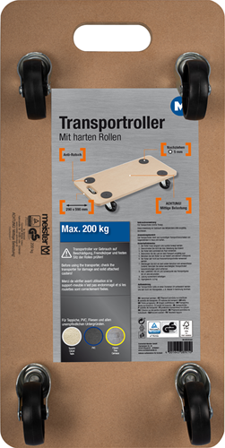 Load image into Gallery viewer, Metafranc meubelroller 590x290 mdf pp 200kg - wu0820040

