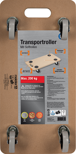 Load image into Gallery viewer, Metafranc meubelroller 590x290 mdf tpe 200k - wu0821300
