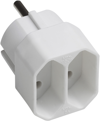 Load image into Gallery viewer, Meister euro-adapter 2v wit - wu7423210
