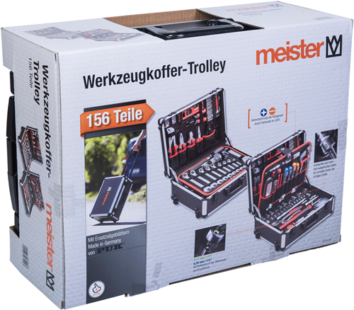 Load image into Gallery viewer, Meister gereedschapstrolley 156st w - wu8971440
