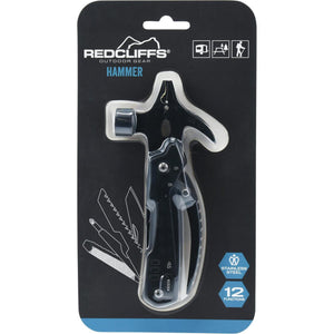 Redcliffs hamer 12 functies 15cm zwart