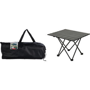 Redcliffs campingtafel metaal zwart 56x40x46cm