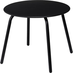 Home styling tafel zwart ã¸50xh40 cm rond