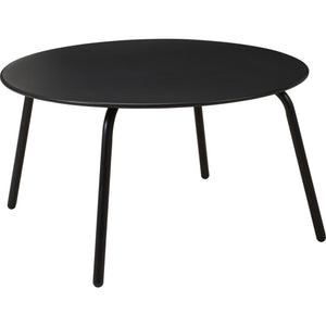Home styling tafel zwart ã¸70xh40cm rond