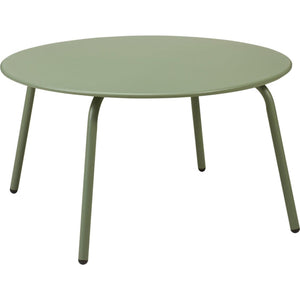 Home styling tafel groen ã¸70 x h40cm rond