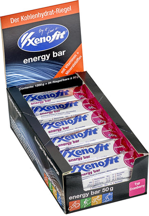 Xenofit energy bar 24x50g box