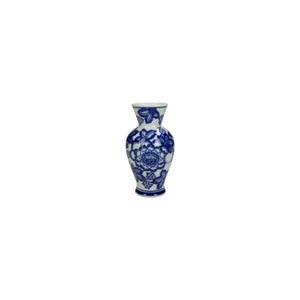 Kersten vaas aardewerk blue 16x9x9cm