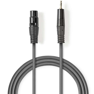 Nedis xlr kabel - stereo - gebalanceerd