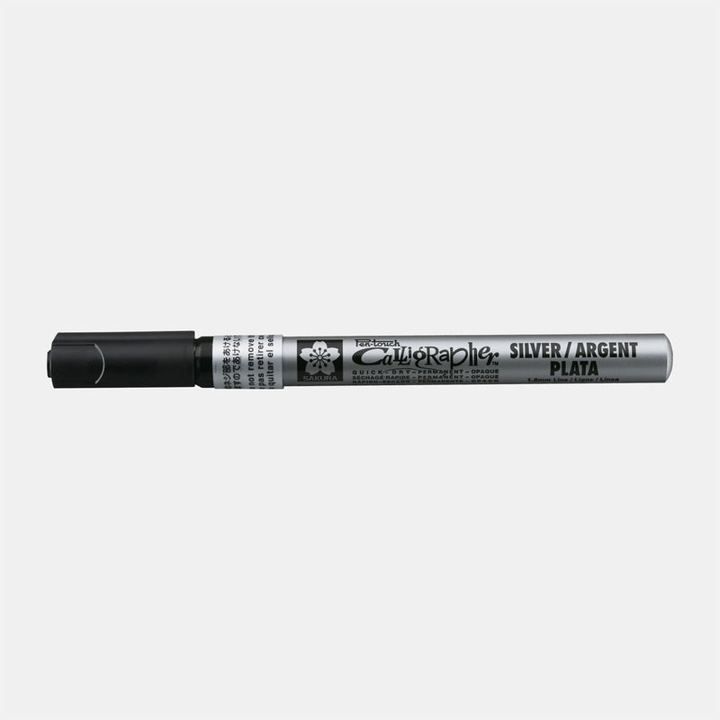 Load image into Gallery viewer, Sakura • pen-touch kalligrafie pen fijn zilver
