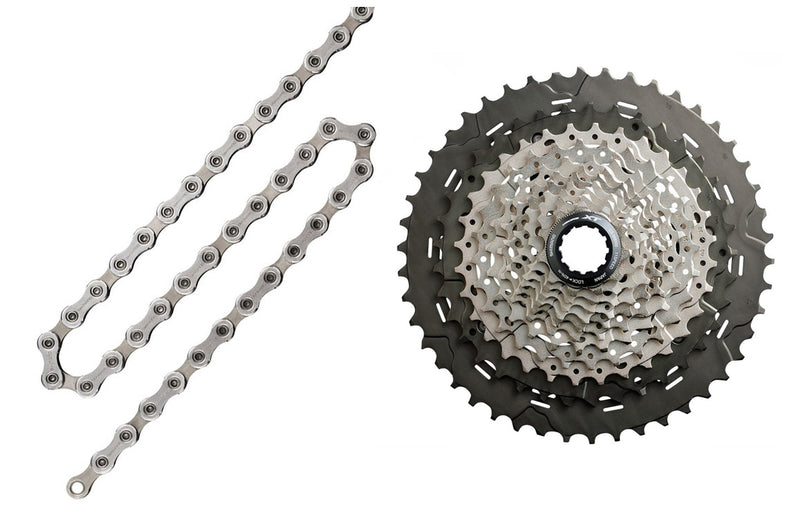 Load image into Gallery viewer, Shimano xt 11-speed wear and tear set cn-hg701+cs-m8000 11-46

