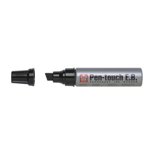 Bruynzeel pentouch marker zwart xtra breed pk 4