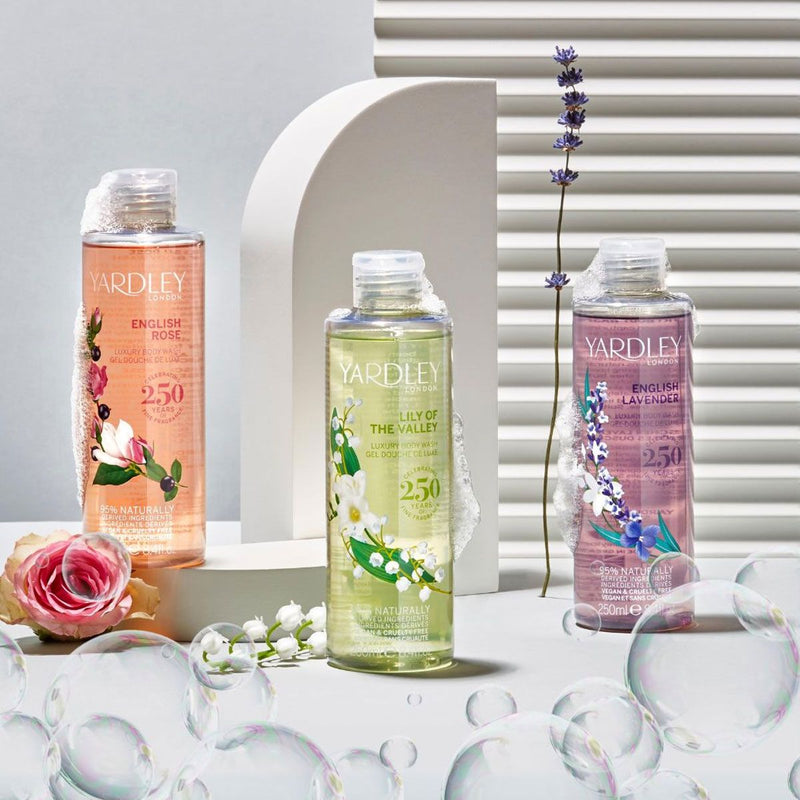 Afbeelding laden in galerijviewer, Yardley london lily of the valley body wash 250ml
