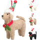 Poedel hond hangdeco 15cm 3ass