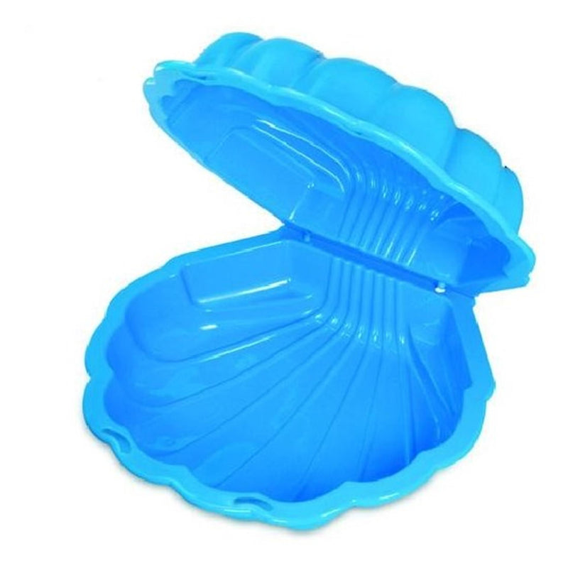 Load image into Gallery viewer, zandbak met deksel Schelp 102 x 88 x 20 cm blauw
