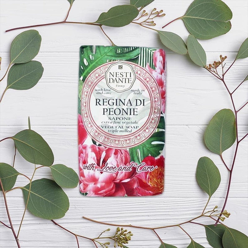 Afbeelding laden in galerijviewer, Nesti dante regina di peonie zeep 250gr.

