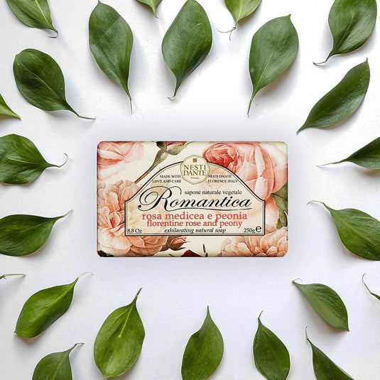 Nesti dante romantica rose peony zeep 250gr.