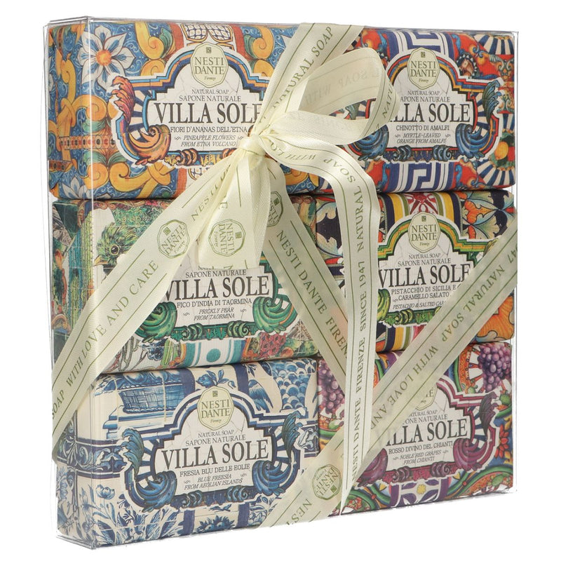 Afbeelding laden in galerijviewer, Nesti dante villa sole geschenkset zeep 6x150gr.
