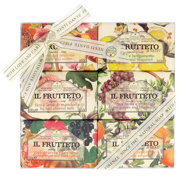 Nesti dante il frutetto geschenkset zeep 6x150gr.